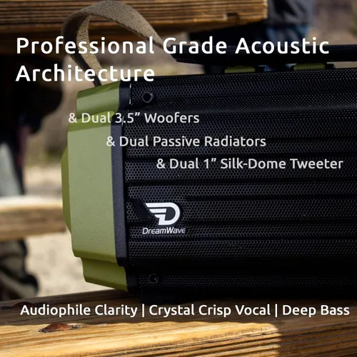 Miniatura 2 de Dreamwave Tremor III - Altavoz Bluetooth para exteriores, 100 W, 107 dB, sonido de alta fidelidad, graves profundos, estéreo fuerte, IP66