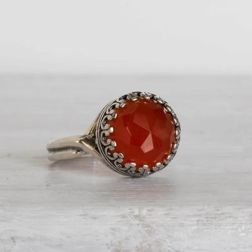 Miniatura 46 de 925 Sterling Silver Gemstone Rings for Women - Anniversary Rings for Women - Sterling Silver Rings for Women - Dainty Sterling Silver Rings