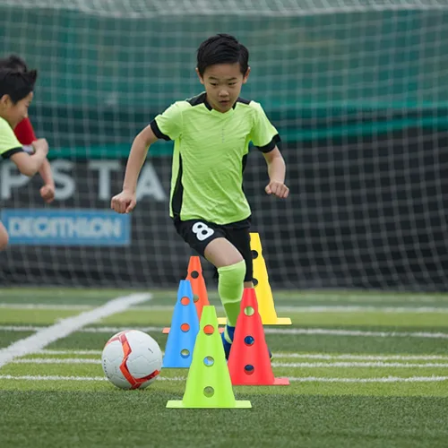 Miniatura 4 de Conos de entrenamiento de fútbol, conos de fútbol de agilidad, para interiores y exteriores y eventos festivos, conos de agilidad con 5 bastones