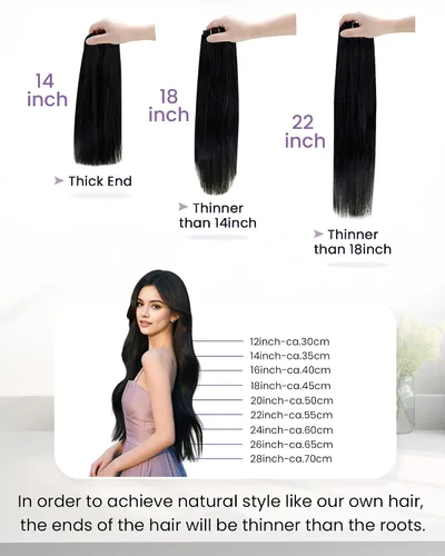 Miniatura 6 de LaaVoo Extensiones de cabello humano real con pinzas, color marrón claro a rubio ceniza, mezcla de rubio platino, balayage, extensiones de cabello