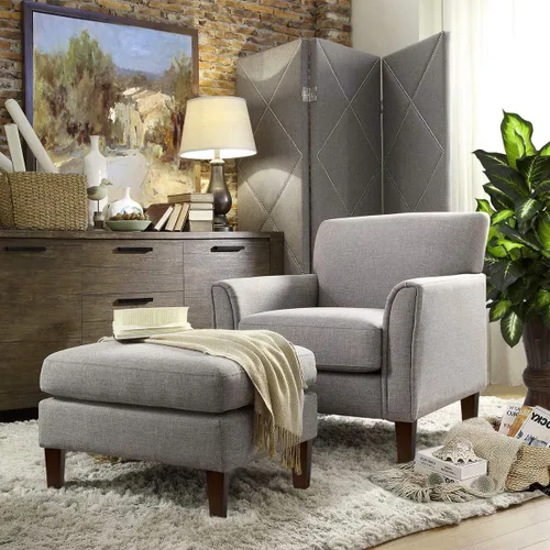 Miniatura 6 de Patas de madera para muebles de 8 pulgadas, juego de 4 patas cuadradas de repuesto, color marrón, para sillón otomano, sillón reclinable, mesa