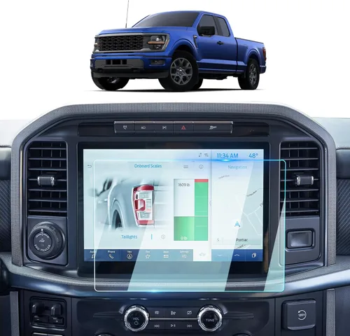 BIXUAN Para Ford F150 y F150 Lightning 2021-2026 (XL/XLT/STX/Lariat/King Ranch/Platinum/Limited/Tremor/Raptor) Protector de pantalla táctil de 12