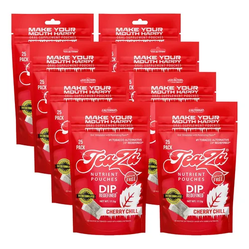 Miniatura 39 de Teaza Bolsas energéticas a base de hierbas, para masticar tabaco, alternativa sin nicotina, sin humo, tabaco alternativo y inmersión saludable