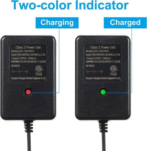 Miniatura 5 de Weewooday Cargador de 12 V para niños, cargador de batería de 12 voltios para autos con indicador de carga, luz indicadora de carga, SUV, suministro