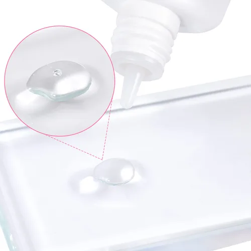 Miniatura 5 de Extensiones de pestañas, removedor de gel, 0.5 fl oz, rosa se disuelve rápidamente, pegamento para pestañas, profesional sensible y eliminación