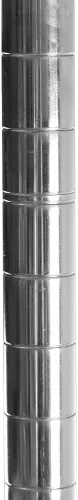 Miniatura 3 de Shelving Inc. Estantería de alambre cromado de 14 pulgadas de profundidad x 14 pulgadas de ancho con estantes de 2 niveles, capacidad de peso de 800