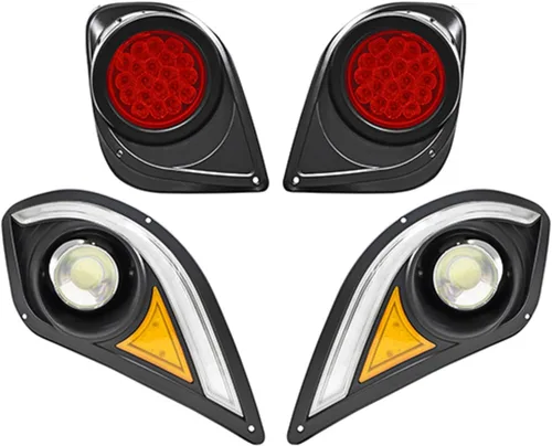 Miniatura 4 de Red Hawk LGT-401L Kit de luces compatible con/reemplazo para carritos de golf Yamaha Drive2, 12V-48V