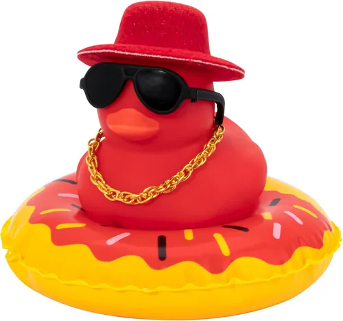 Miniatura 31 de wonuu Accesorios para automóvil, patos de goma, decoraciones de tablero de patos de goma, accesorios rosados, decoración de coche, patos