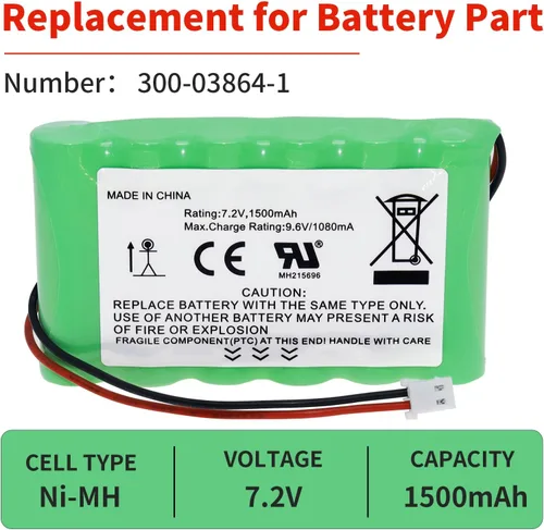 Miniatura 5 de Batería de repuesto para Honeywell Alarm LYNXRCHKITHC, 300-03864-1, 781410403291, 55026089 Batería recargable para Honeywell Lynx Touch L3000