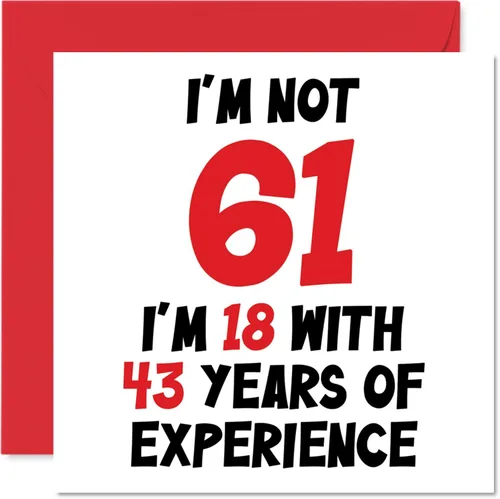 Miniatura 34 de Tarjeta de cumpleaños número 100 para mujeres y hombres, no 100, soy 18 con 82 años de experiencia, divertida tarjeta de felicitación de feliz