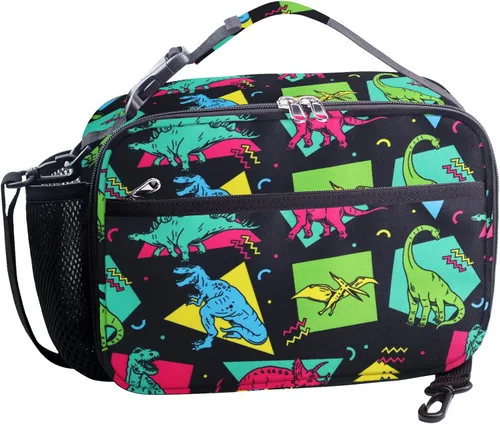 RLGPBON Lonchera para Niños, Lonchera con Aislamiento Térmico para Niños y Niñas, Bonita Bolsa de Almuerzo y Lonchera Reutilizable para Niños