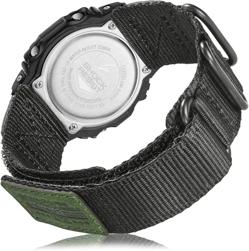 Miniatura 17 de Correa de reloj de repuesto de 0.630 in para Casio GA-100/100C/110/120/135/140/150/200/201/300/310/400/700/710/710/735/800/2100/2110, diseño