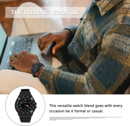 Miniatura 7 de Hemobllo Reloj de pulsera para fiesta, regalo de cumpleaños, reloj de pulsera, decoración de muñeca, Negro -, Moderno