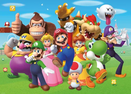 Miniatura 3 de Ravensburger Super Mario Brothers Bros - Rompecabezas de 1000 piezas para adultos y niños a partir de 12 años, 500, color verde