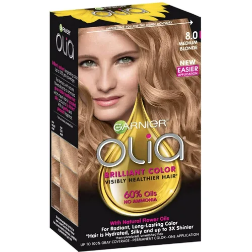Miniatura 31 de Garnier Olia Tinte de cabello sin amoníaco [5.60] rojo granate medio, 1 unidad 5.6 Rojo granate medio