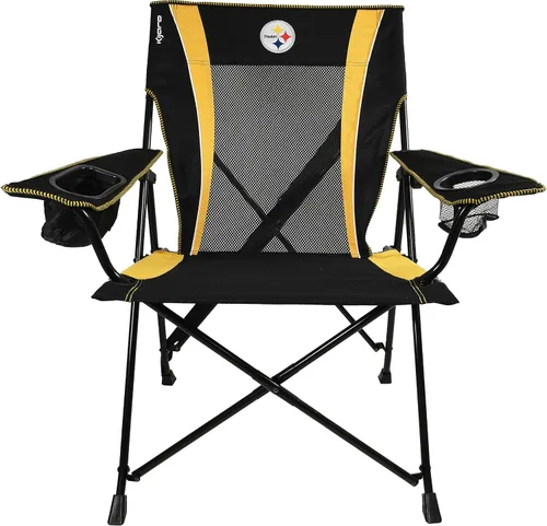 Miniatura 4 de Kijaro Silla plegable para ventilador deportivo, 26 pulgadas de largo x 35.5 pulgadas de ancho x 37 pulgadas de alto, Pittsburgh Steelers