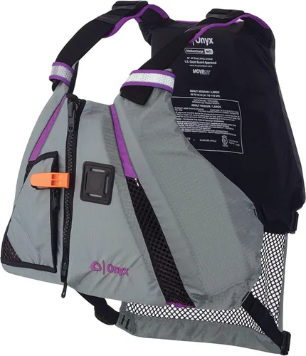 Miniatura 9 de Onyx Chaleco de remo dinámico MoveVent aprobado por la Guardia Costera y Transporte de Estados Unidos para adultos para kayak, piragüismo, surf