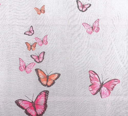 Miniatura 5 de Today's Curtain Panel semitransparente con estampado de mariposas, 63", azul, 54W x 63L
