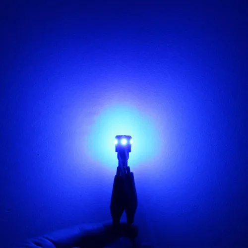 Miniatura 6 de PHINLION 194 - Foco de luz LED azul súper brillante, 168 2825 W5W T10, cuña 6-SMD, conjunto de chips 3030, focos LED de repuesto