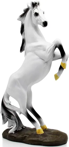 Miniatura 8 de H&W Estatua de resina de caballo de pie de 13.8 pulgadas de alto, figura de arte de caballo, adornos decorativos para el hogar y la oficina