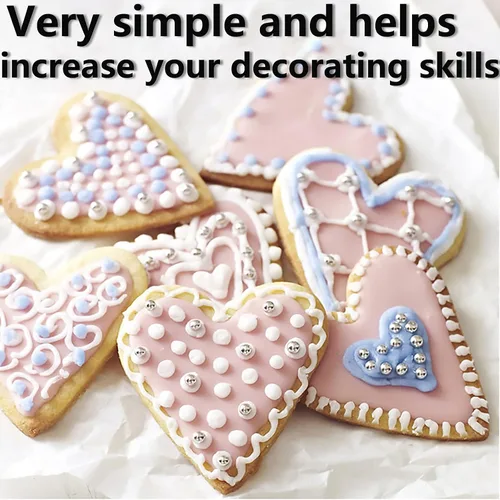 Miniatura 5 de Kit de herramientas de bolígrafo para decorar pasteles y bolsas de pastelería, kit de herramientas de decoración de pasteles DIY, kit de bolígrafo