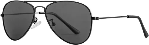 Miniatura 2 de Gleyemor Lentes de sol polarizados estilo aviador para niños y niñas, jóvenes, adolescentes, dos tamaños de 1.969 in y 2.047 in