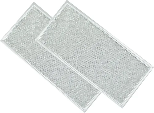 WB06X10596 - Filtro de grasa para microondas compatible con campana extractora GE de 13 x 6 pulgadas, filtro de ventilación Samsung y Whirlpool (2