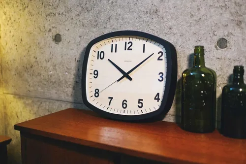 Miniatura 4 de Reloj de pared hecho en Japón de madera hecho a mano, silencioso sin tictac, funciona con pilas, hecho a mano, haya norteamericana, diseño moderno