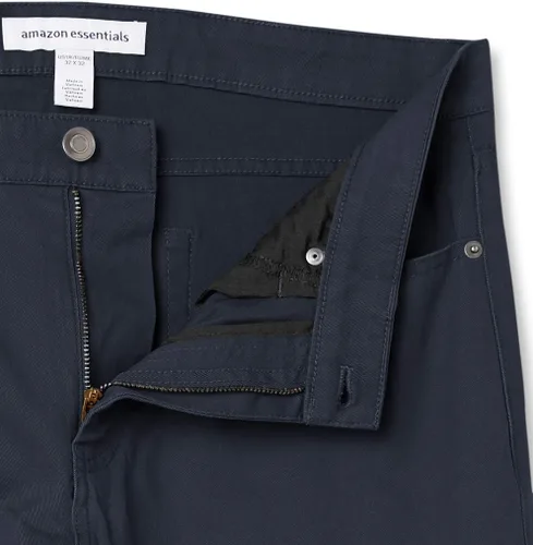 Miniatura 5 de Tienda Essentials Pantalón de sarga elástica de 5 bolsillos para hombre