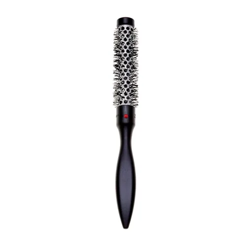 Miniatura 7 de Denman Thermo Ceramic Hourglass - Cepillo para rizar el cabello, alisar, rizos definidos, volumen y elevación de raíces, color gris