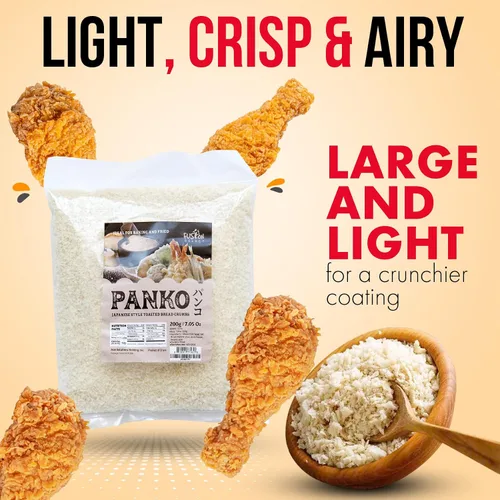 Miniatura 2 de Fusion Select 2 paquetes de pan rallado Panko - Pan rallado estilo japonés tostado vegano para empanar, freír, hornear - Para pollo frito y cerdo