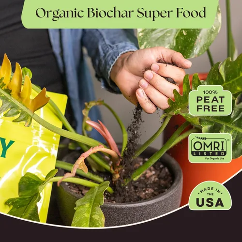 Miniatura 2 de Rosy Soil Alimento vegetal – Fertilizante microbialmente activo para plantas de interior, hierbas y flores – Biochar, algas, fundición de gusanos