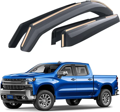 Miniatura 16 de Goodyear Shatterproof in-Channel Window Deflectors for Toyota RAV4 2019-2025, Rain Guards, Window Visors for Cars, Vent Deflector, Car Accessories