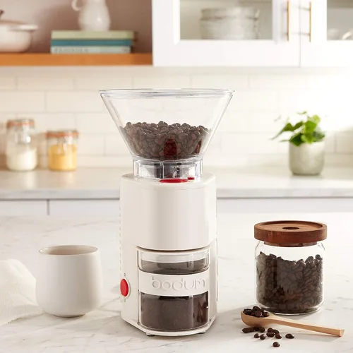 Miniatura 2 de Molino de café eléctrico con cuchillas Bodum Bistro, Blanco
