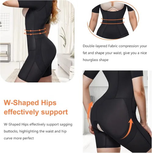 Miniatura 3 de Wonderience Body para mujer, moldeador para mujer, control de abdomen, entrenador de cintura, sin costuras, adelgazante, moldeador de cuerpo completo