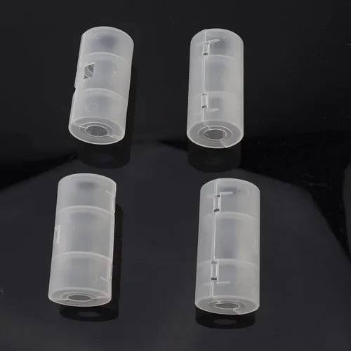 Miniatura 7 de Convertidor de batería de tamaño AA a C, cajas de batería de la caja del soporte del adaptador de batería de 4pcs