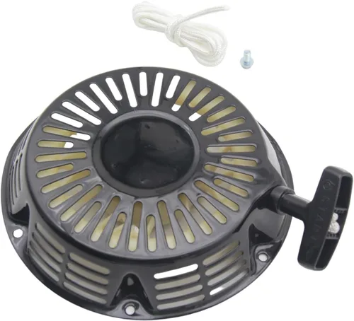 GX390 Arrancador de retroceso con cable de tracción compatible con Honda 11hp 13hp y clones - Negro 28400-ZE3-W01ZA - Compatible con motores GX340