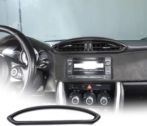 YIWANG ABS Fibra De Carbono De La Consola Interior Del Coche De La Salida De Aire De La Ventana Del Marco De La Ventana Pegatina Para Subaru BRZ