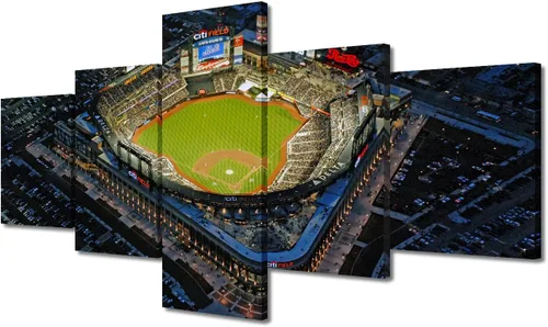 Miniatura 111 de Arte para pared, lienzo para estadio deportivo, arte para pared, diseño de campo de Wrigley en Chicago, pinturas de Chicago, impresiones sobre