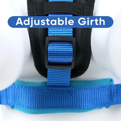 Miniatura 5 de Arnés para perro Pawtitas para entrenamiento de suave, ajustable, reflectante, acolchado para cachorros, Azul