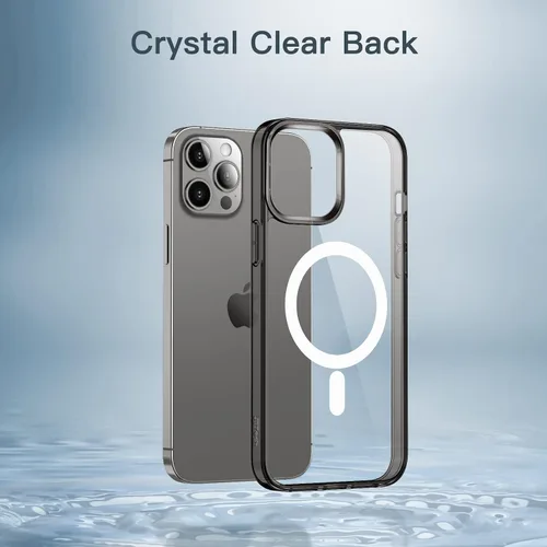 Miniatura 5 de JETech Funda magnética para iPhone 12 Pro Max de 6.7 pulgadas, compatible con carga inalámbrica MagSafe, a prueba de golpes, parte trasera