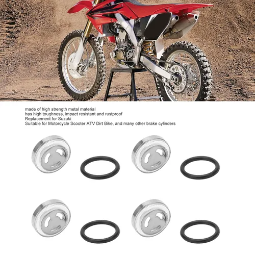 Miniatura 2 de Juego de 4 juntas de lente de vidrio de reservorio de cilindro maestro de freno, accesorio de motocicleta para scooter, ATV Dirt Bike