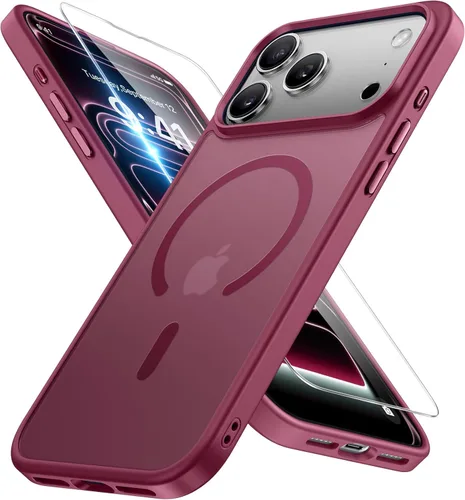 Miniatura 14 de Miracase Funda diseñada para iPhone SE 2022/SE 2020/7/8, funda multicolor de silicona a prueba de golpes (rojo)