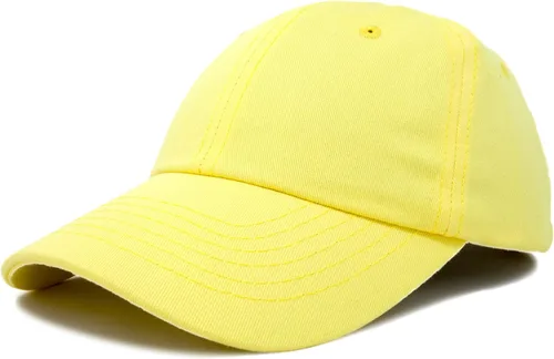 Miniatura 40 de DALIX Gorra de béisbol para papá, lisa, para hombre, mujer, algodón, ajustable, en blanco, sin estructurar, suave