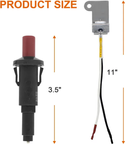 Miniatura 3 de DELSbbq 60092 - Kit de encendido para parrilla con botón pulsador, compatible con Weber Q300 Q3000, repuesto para arrancador de fuego de parrilla a
