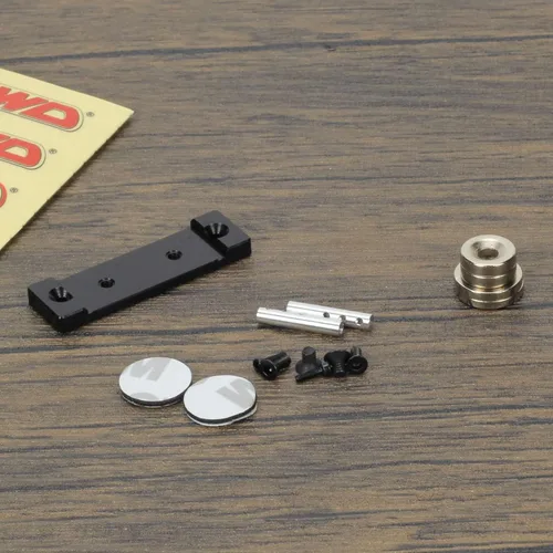 Miniatura 6 de RCAWD Juego de postes magnéticos para 1/24 Axial SCX24 Wrangler Bronco Gladiator C10 Deadbolt piezas de actualización (negro)
