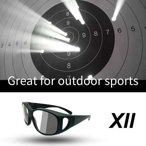 Miniatura 4 de XII WY Gafas de sol de seguridad para hombres y mujeres, gafas tácticas airsoft para tiro y deportes extremos ANSI Z87.1+ y clasificación CE
