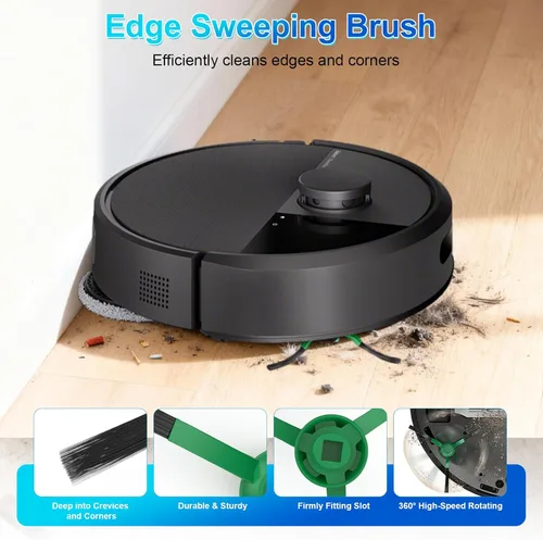 Miniatura 6 de Piezas de repuesto para iRobot Roomba Plus 405/505 Combo Robot Aspirador y Trapeador, 25 piezas Kit de accesorios: 2 cepillos principales, 6 bolsas