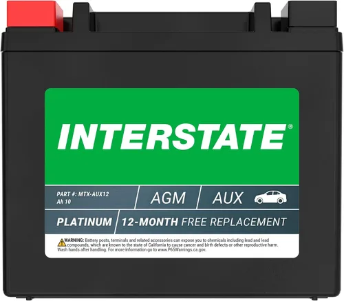 Miniatura 8 de Interstate Batteries Batería automotriz de 12 V, 50 Ah (tamaño del grupo H4) 570CCA SLI AGM, batería de repuesto para automóviles, SUV, sedanes