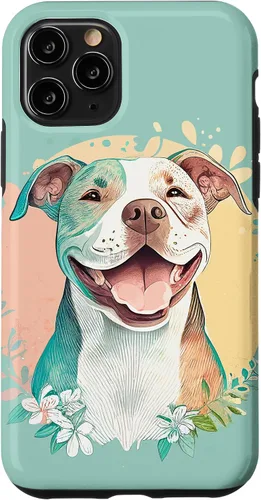 Miniatura 29 de Pit Bull - Carcasa para iPhone 17, diseño artístico de Pitbull para mujer